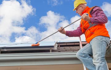 Thoralby soft wash roof cleaning